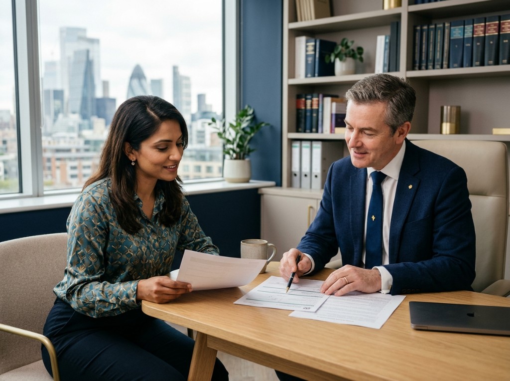 Blackfields Solicitors advisors reviewing a case together