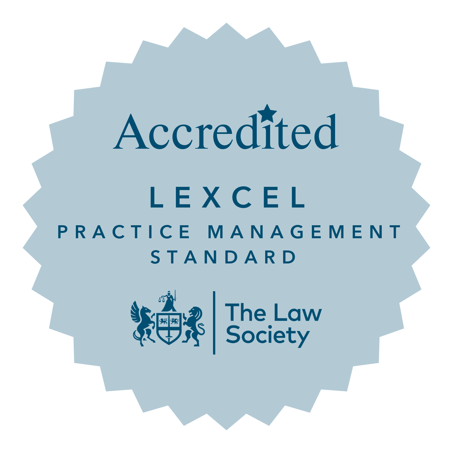Law Society Lexcel Practice Management Standard Accredited